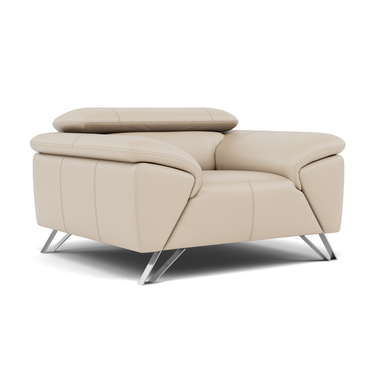 Nicoletti Puccini Armchair - Armchair CK — Botero Crema 2156, gallery image 1