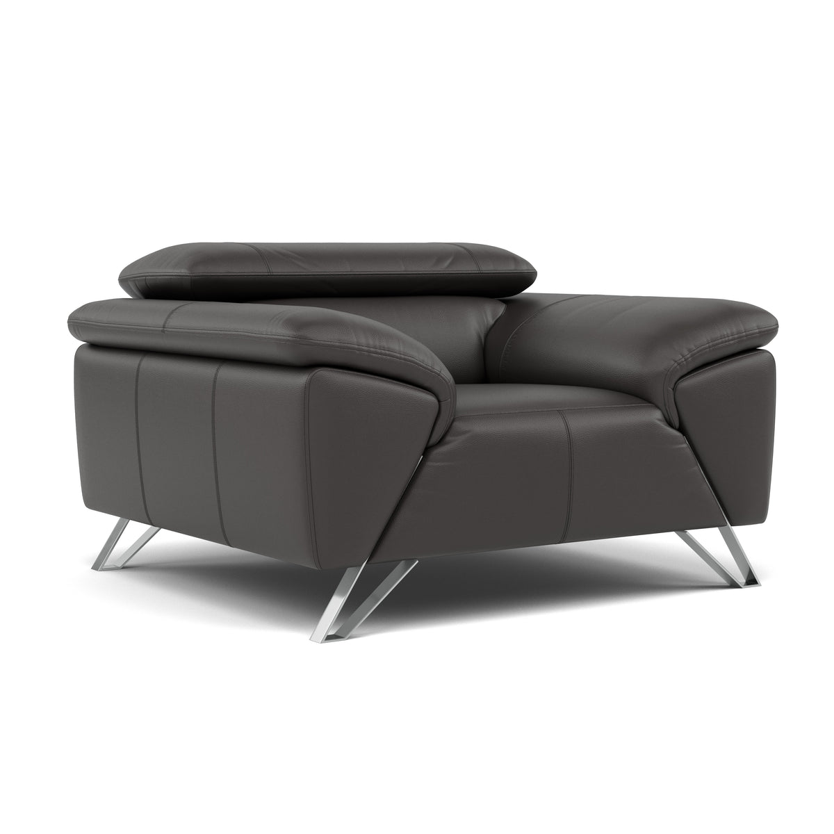 Nicoletti Puccini Armchair - Armchair CK — Botero Grigio 2162, gallery image 1