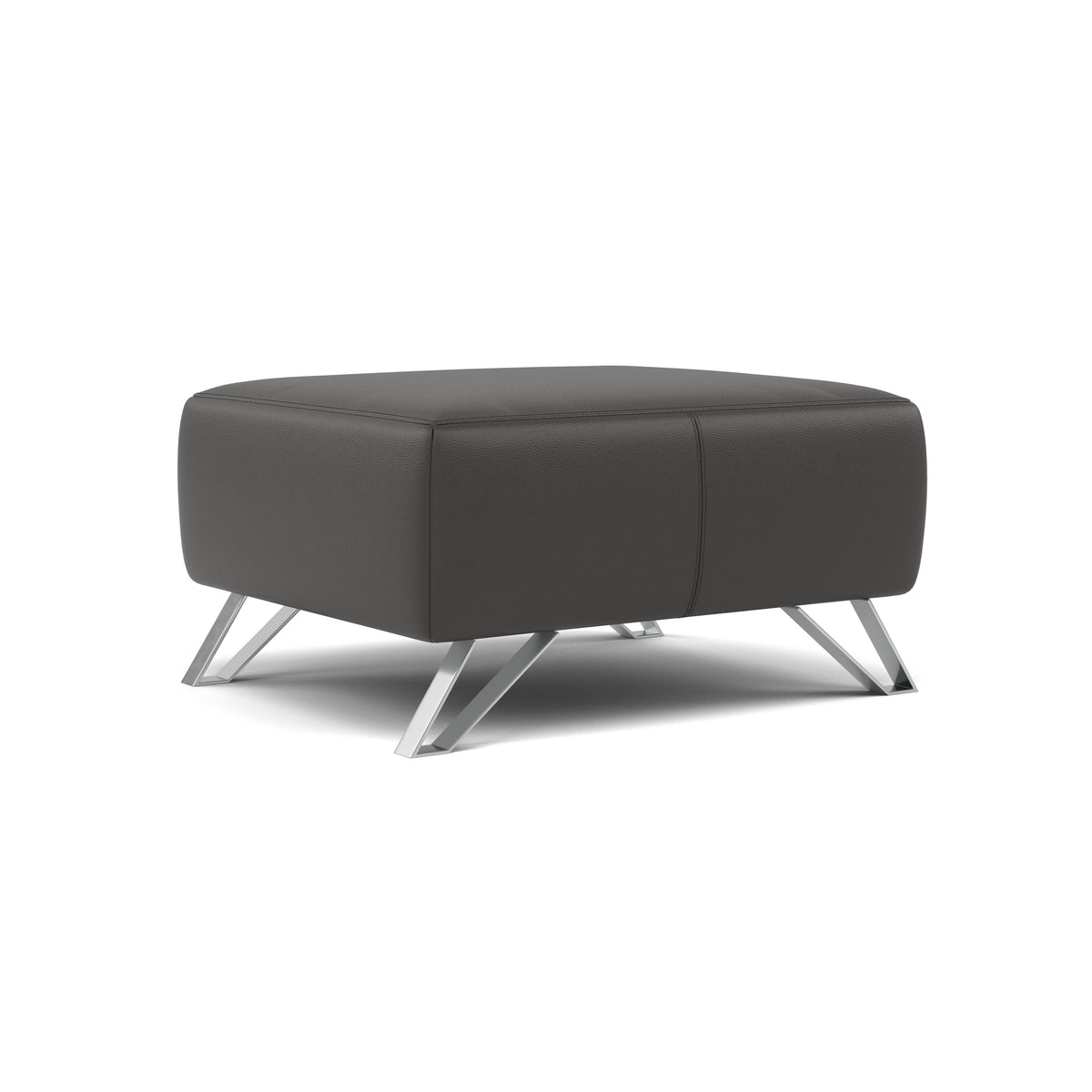 Nicoletti Puccini Footstool - Rectangular Stool CK — Botero Grigio 2162, gallery image 1