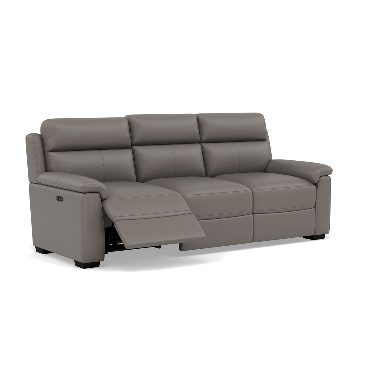 Eldon 3 Seater Power Recliner - 2.5 Seater Sofa 2 Power Recliners CAT20S - Power Recliner with USB — NWS-042E ELEPHANT, gallery image 1