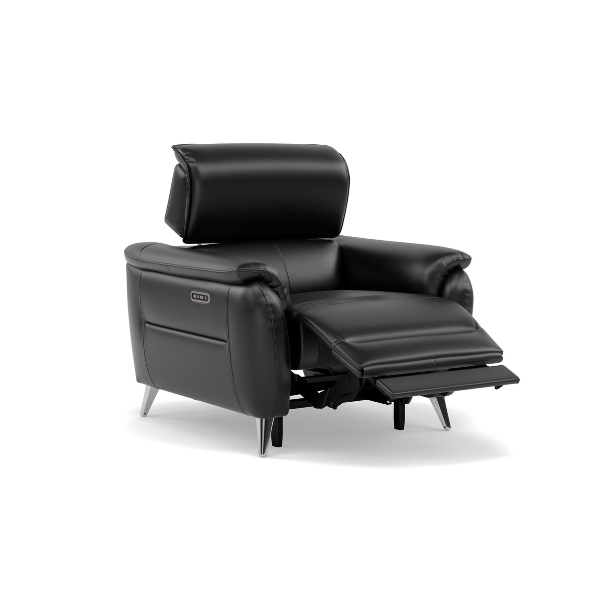 Sol Recliner Armchair - Power Recliner Armchair with Head Tilt Cat 55 — Cat-55/72 New Club Dark Grey, gallery image 1