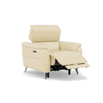 Sol Recliner Armchair - Power Recliner Armchair with Head Tilt Cat 60 — Cat-60/02 Montana Cool Cream, gallery image 1