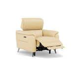 Sol Recliner Armchair - Power Recliner Armchair with Head Tilt Cat 60 — Cat-60/04 Montana Vanilla Cream, gallery image 1