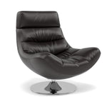 Batista Swivel Armchair - Swivel Armchair Cat 60 — Cat-60/09 Montana Black Coffee, gallery image 1