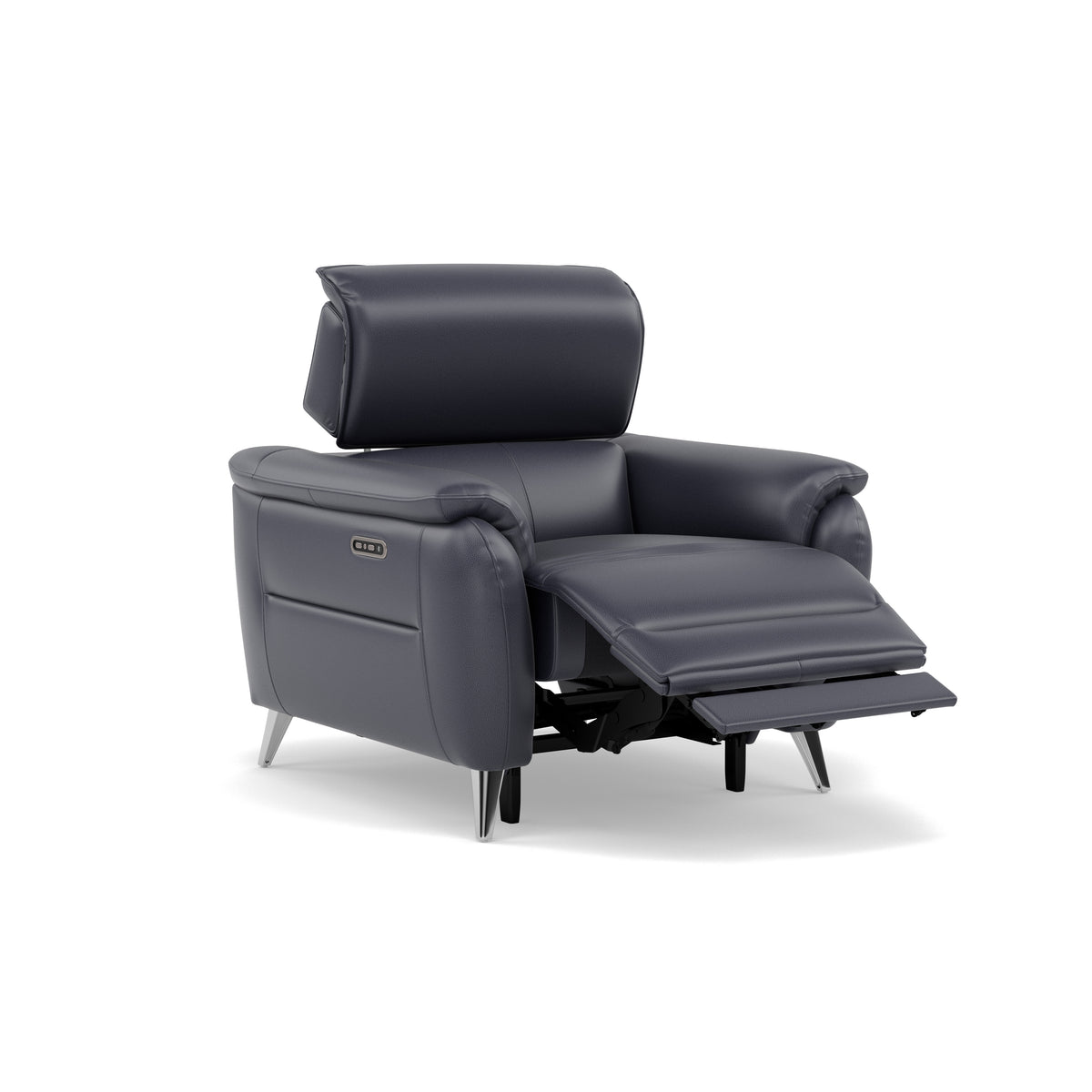 Sol Recliner Armchair - Power Recliner Armchair with Head Tilt Cat 60 — Cat-60/18 Montana Lavender Grey, gallery image 1