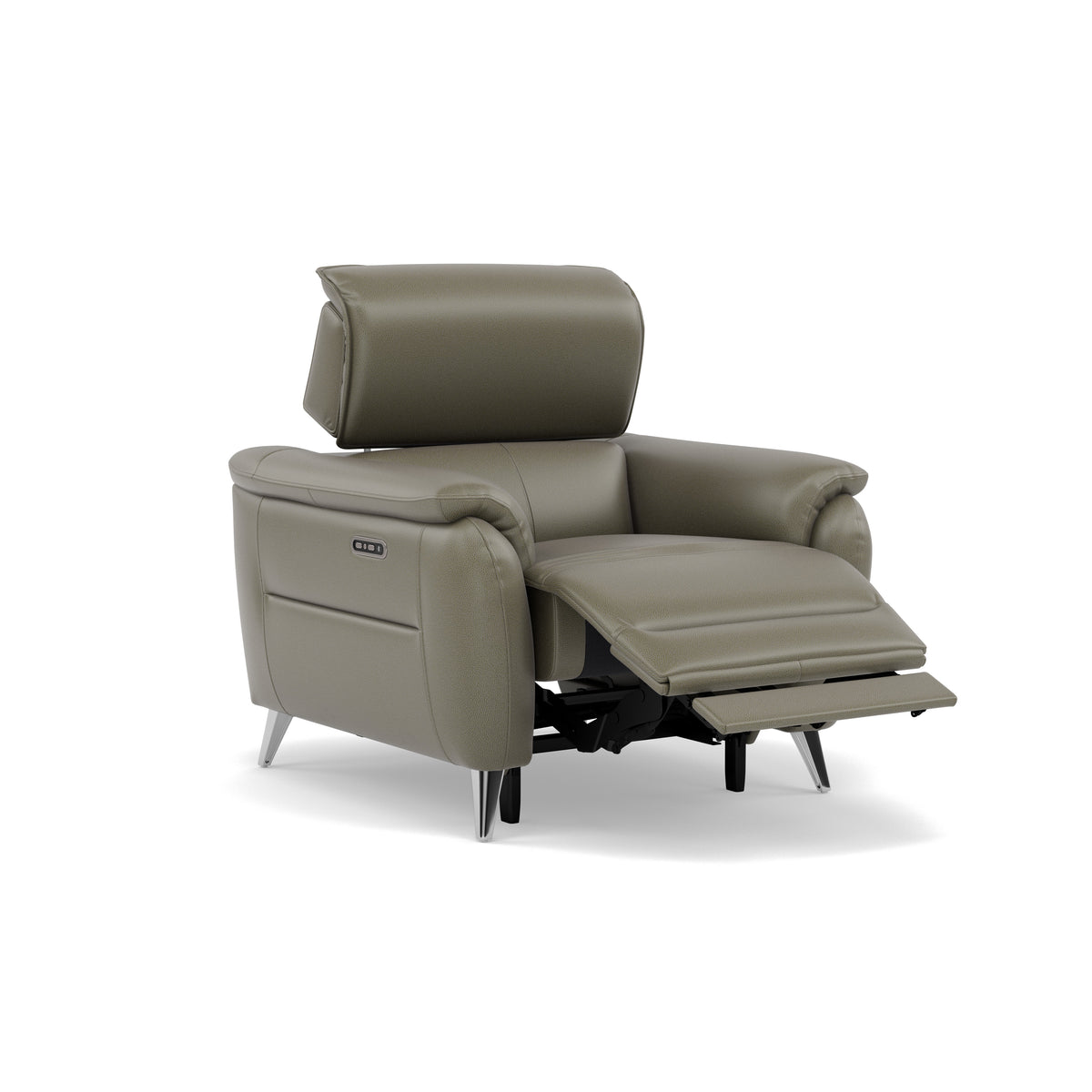 Sol Recliner Armchair - Power Recliner Armchair with Head Tilt Cat 60 — Cat-60/20 Montana Pewter, gallery image 1