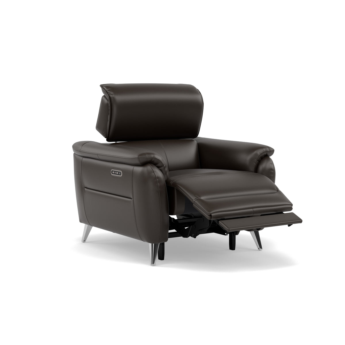 Sol Recliner Armchair - Power Recliner Armchair with Head Tilt Cat 60 — Cat-60/21 Montana Storm, gallery image 1