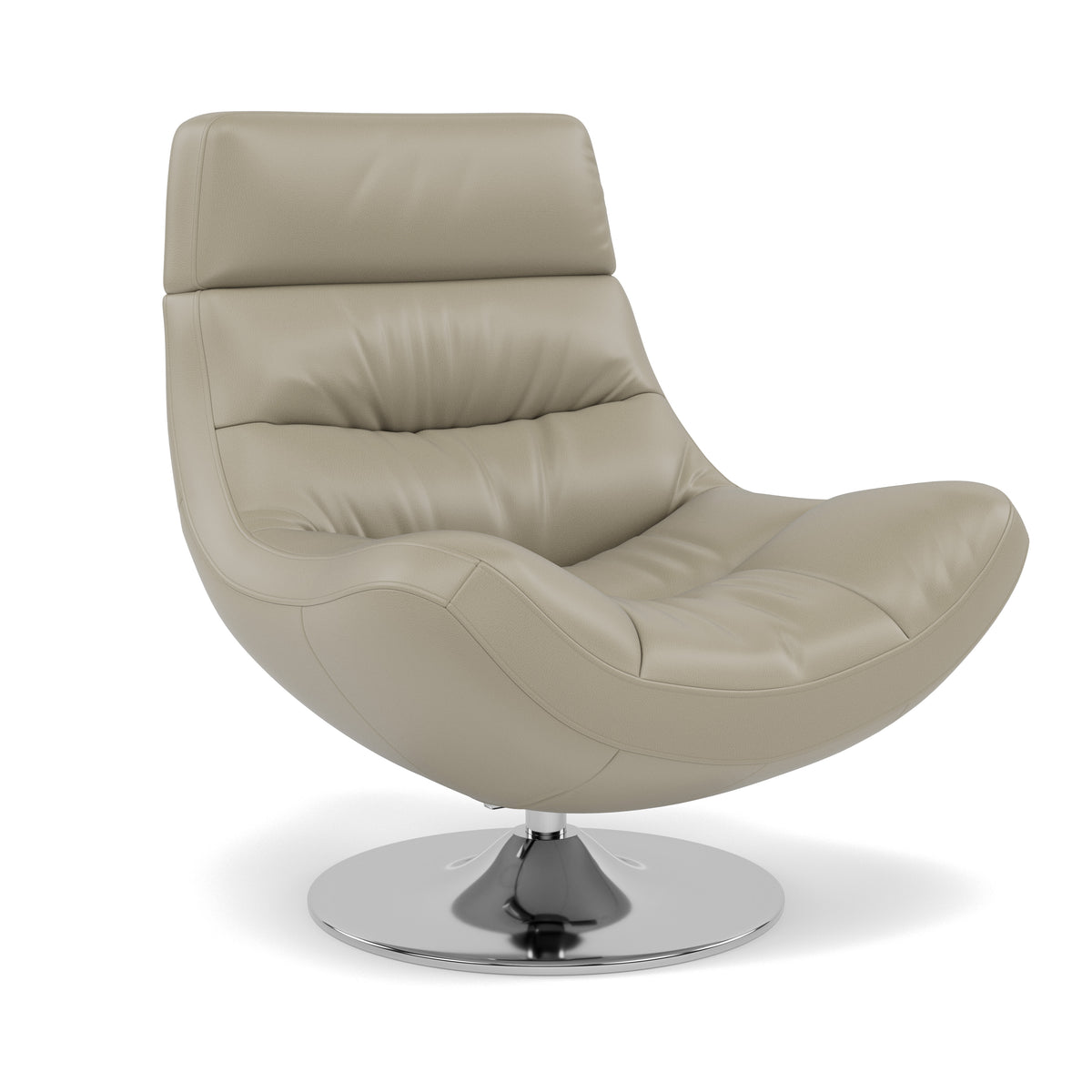 Batista Swivel Armchair - Swivel Armchair Cat 60 — Cat-60/23 Montana Lead Grey, gallery image 1