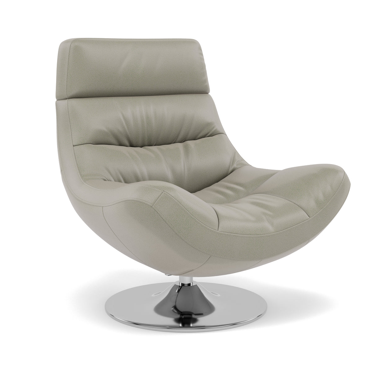 Batista Swivel Armchair - Swivel Armchair Cat 60 — Cat-60/28 Montana New Grey, gallery image 1