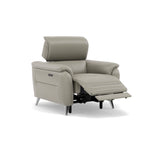 Sol Recliner Armchair - Power Recliner Armchair with Head Tilt Cat 60 — Cat-60/28 Montana New Grey, gallery image 1