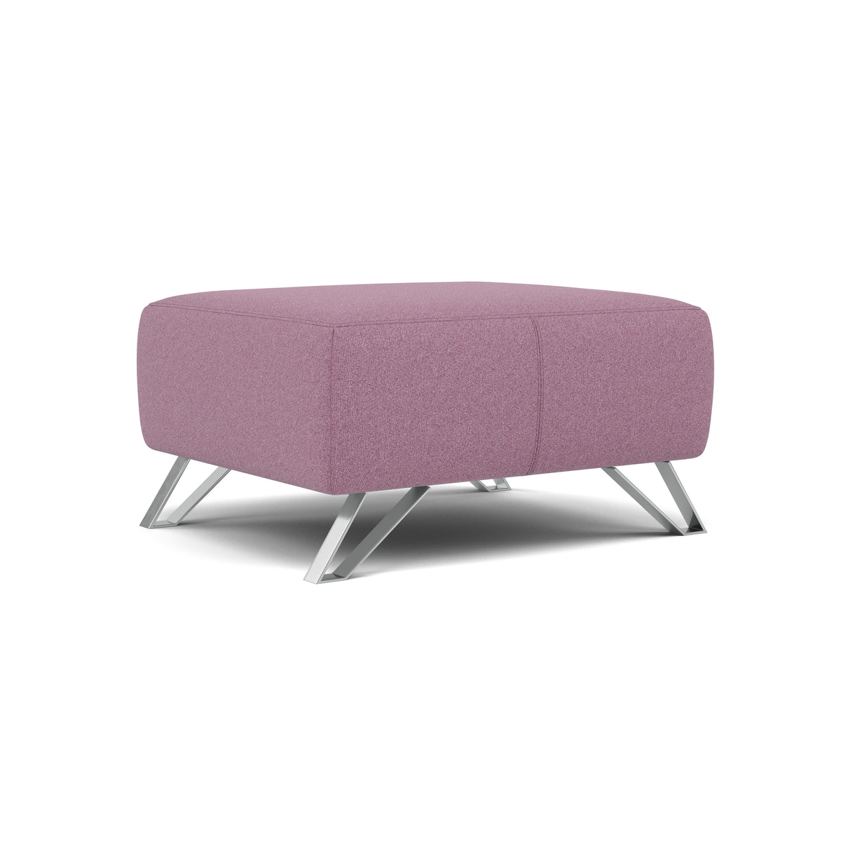 Nicoletti Puccini Footstool - Rectangular Stool NA — Coupe' FR 003 Glicine, gallery image 1