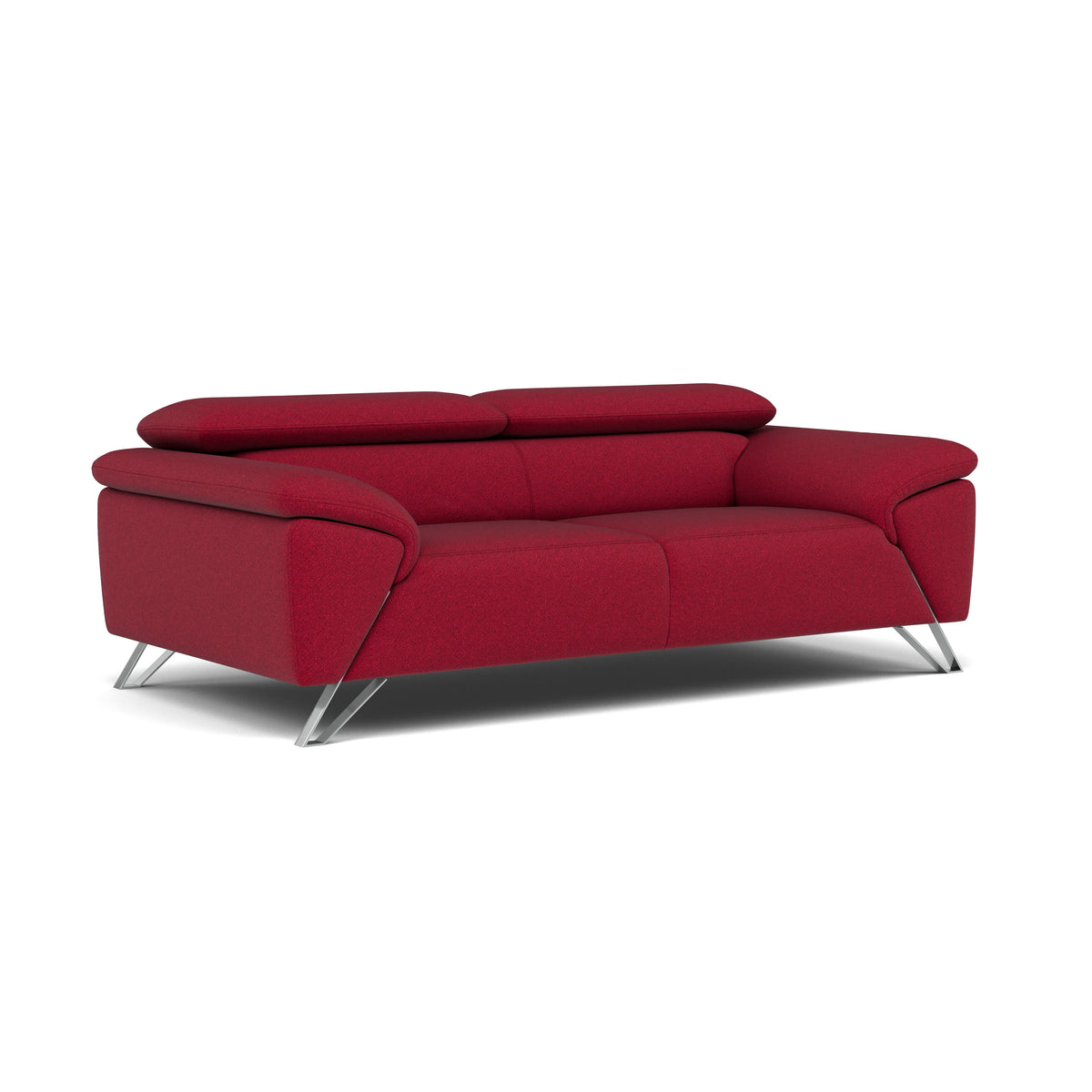 Nicoletti Puccini Small 3 Seater Sofa - 2.5 Seater Sofa NA — Coupe' FR 305 Rosso, gallery image 1