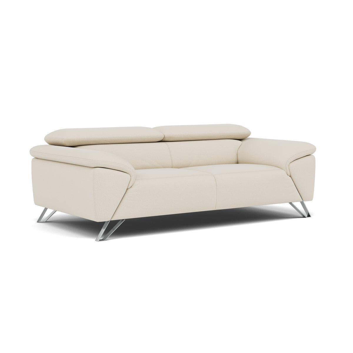 Nicoletti Puccini Small 3 Seater Sofa - 2.5 Seater Sofa NA — Coupe' FR 408 Beige, gallery image 1