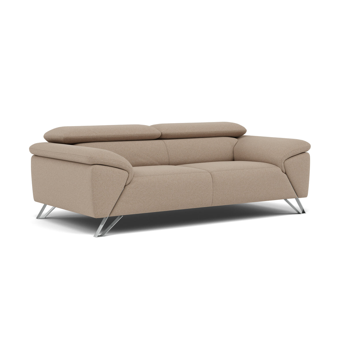 Nicoletti Puccini Small 3 Seater Sofa - 2.5 Seater Sofa NA — Coupe' FR 409 Nocciola, gallery image 1