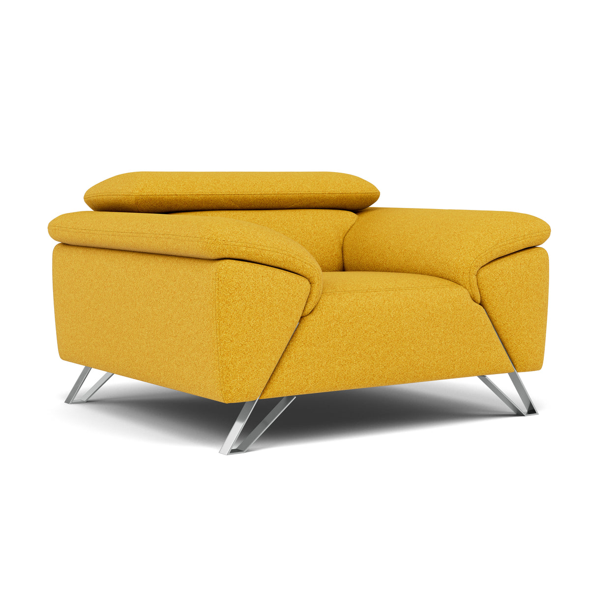 Nicoletti Puccini Armchair - Armchair NA — Coupe' FR 500 Giallo, gallery image 1