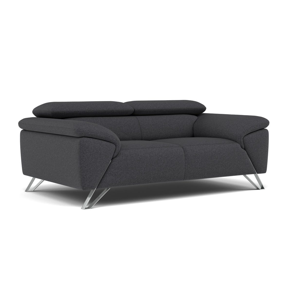 Nicoletti Puccini 2 Seater Sofa - 2 Seater Sofa NA — Coupe' FR 610 Anthracite, gallery image 1