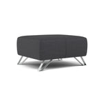 Nicoletti Puccini Footstool - Rectangular Stool NA — Coupe' FR 610 Anthracite, gallery image 1