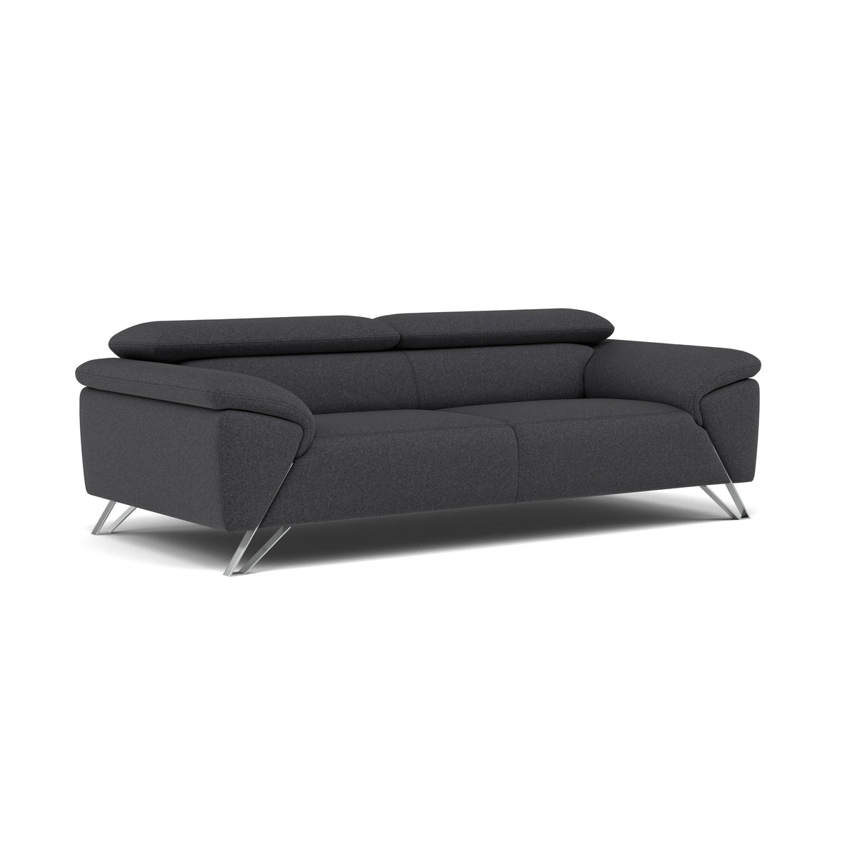 Nicoletti Puccini 3 Seater Sofa - 3 Seater Sofa NA — Coupe' FR 610 Anthracite, gallery image 1