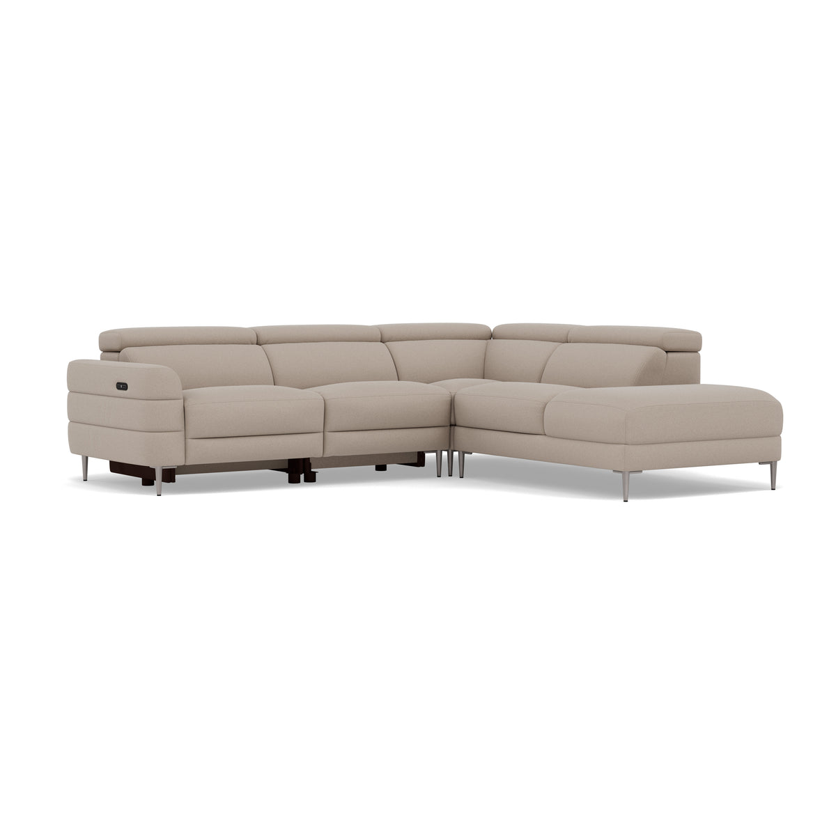 Hoy Corner Sofa - Combination 1 - Left Hand Facing Sofa Corner Group Fabric - Left Hand Facing — CU9101-5-UK Oxford Beige, gallery image 1