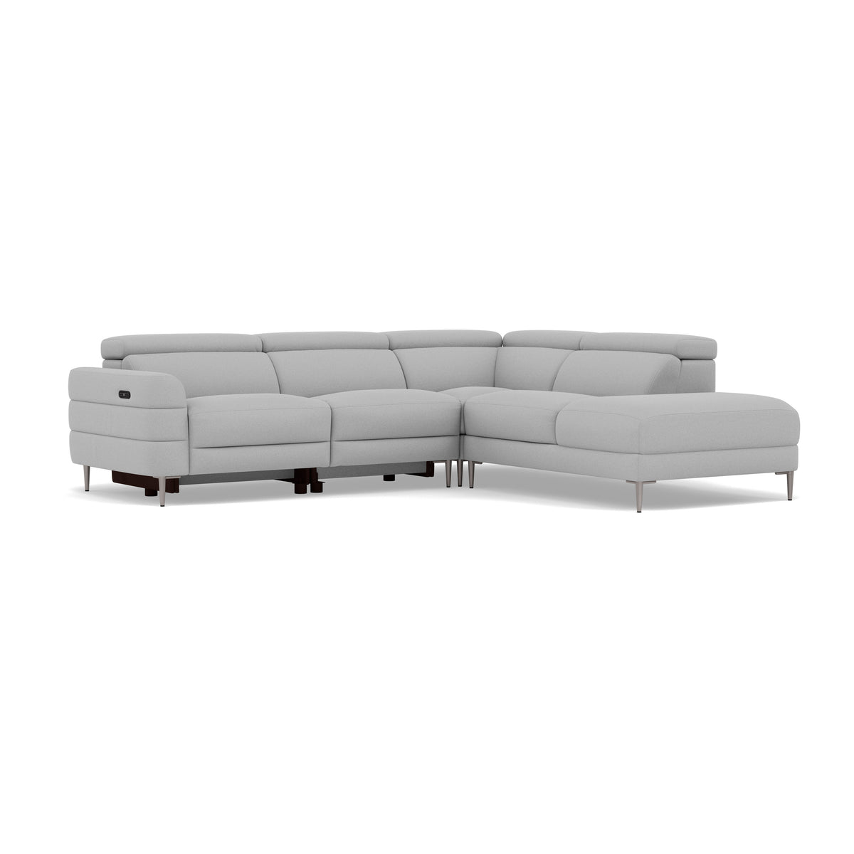 Hoy Corner Sofa - Combination 1 - Left Hand Facing Sofa Corner Group Fabric - Left Hand Facing — CU9102-5-UK Oxford Silver, gallery image 1