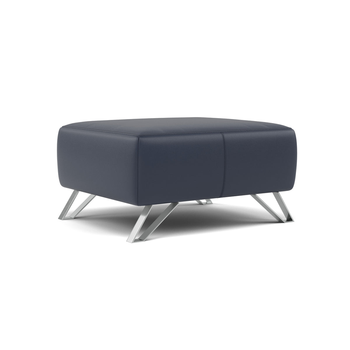 Nicoletti Puccini Footstool - Rectangular Stool CK — Dali Blu 1520, gallery image 1
