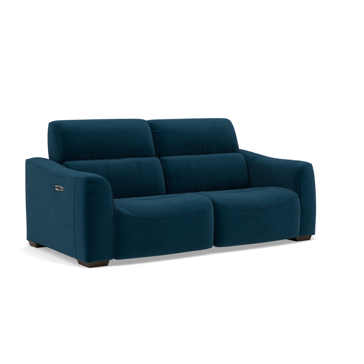 Beck 3 Seater Sofa - 2.5 Seater Sofa Fabric — FAB-CAN-330 STEEL BLUE, gallery image 1
