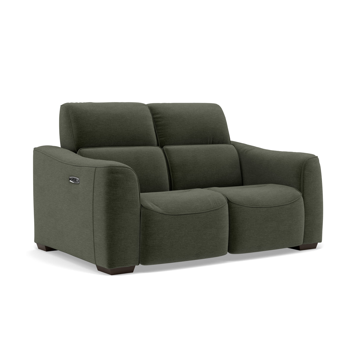 Beck 2 Seater Sofa - 2 Seater Sofa Fabric — FAB-CAN-352 FORREST GREEN, gallery image 1