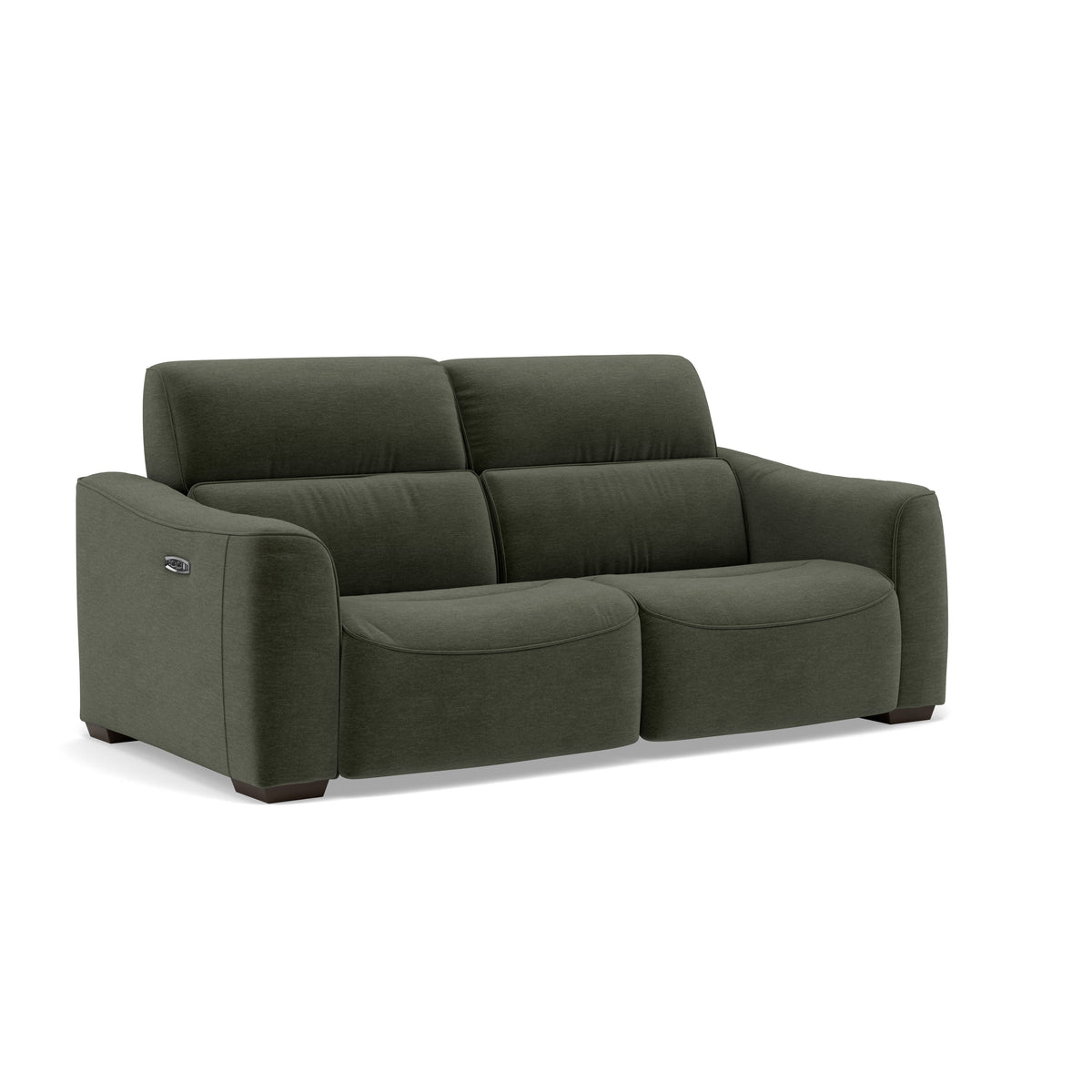 Beck 3 Seater Sofa - 2.5 Seater Sofa Fabric — FAB-CAN-352 FORREST GREEN, gallery image 1