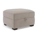 Beck Storage Footstool - Storage Footstool Fabric — FAB-CAN-452 GREY MIST, gallery image 1