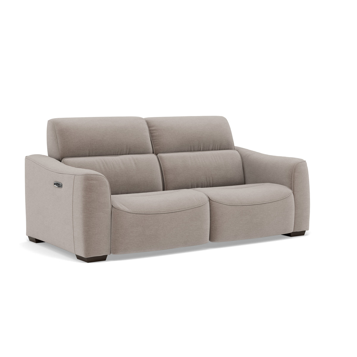 Beck 3 Seater Sofa - 2.5 Seater Sofa Fabric — FAB-CAN-452 GREY MIST, gallery image 1