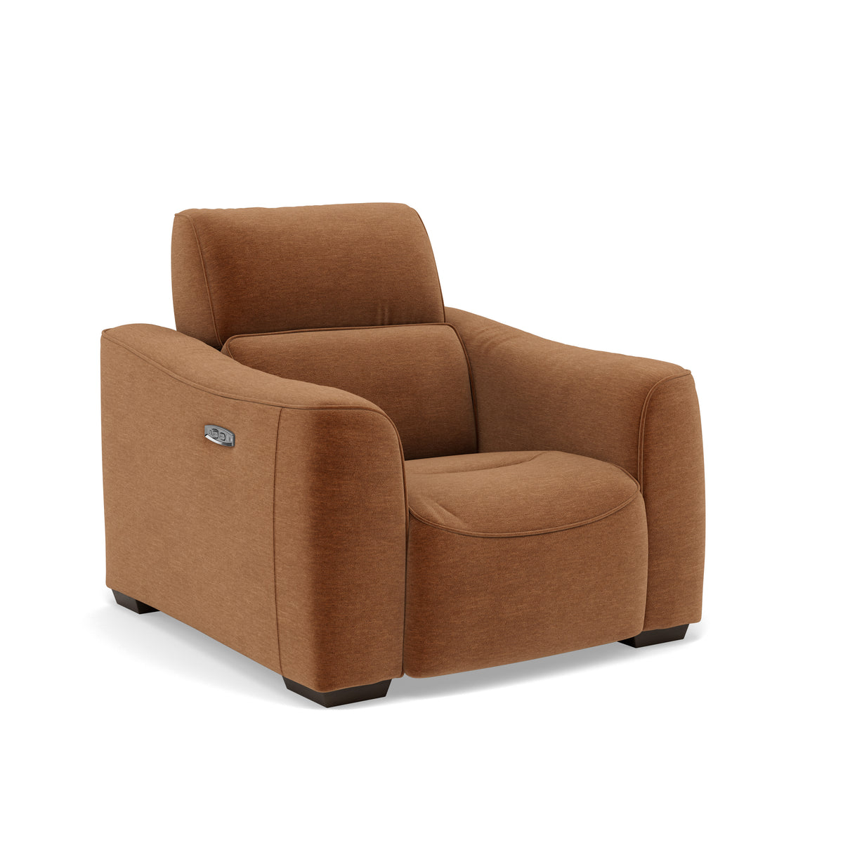 Beck Armchair - Armchair Fabric — FAB-CAN-500 CARAMEL, gallery image 1