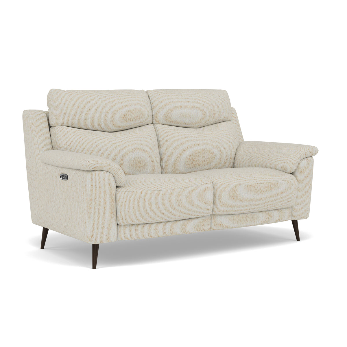 Revel 2 Seater Sofa - 2 Seater Sofa Fabric — FAB-LKV - 02 BEIGE, gallery image 1