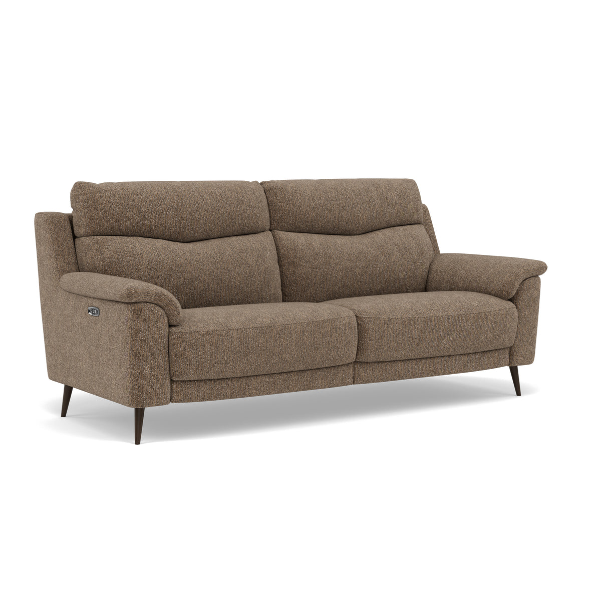 Revel 3 Seater Sofa - 2.5 Seater Sofa Fabric — FAB-LKV - 12 TAUPE, gallery image 1