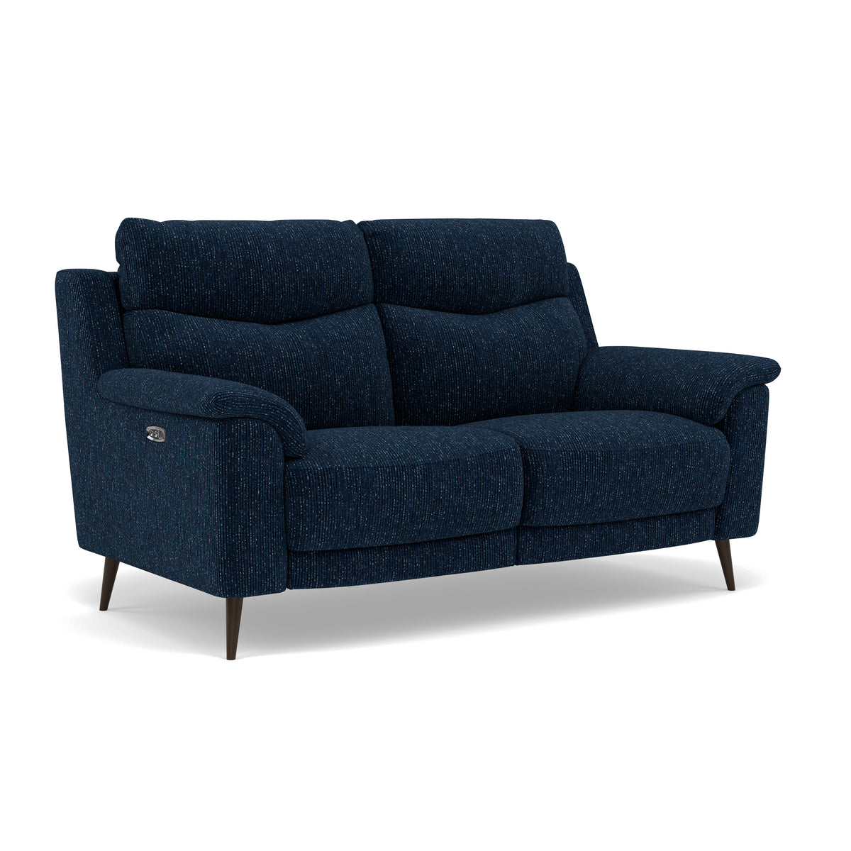 Revel 2 Seater Sofa - 2 Seater Sofa Fabric — FAB-LKV - 13 NAVY, gallery image 1