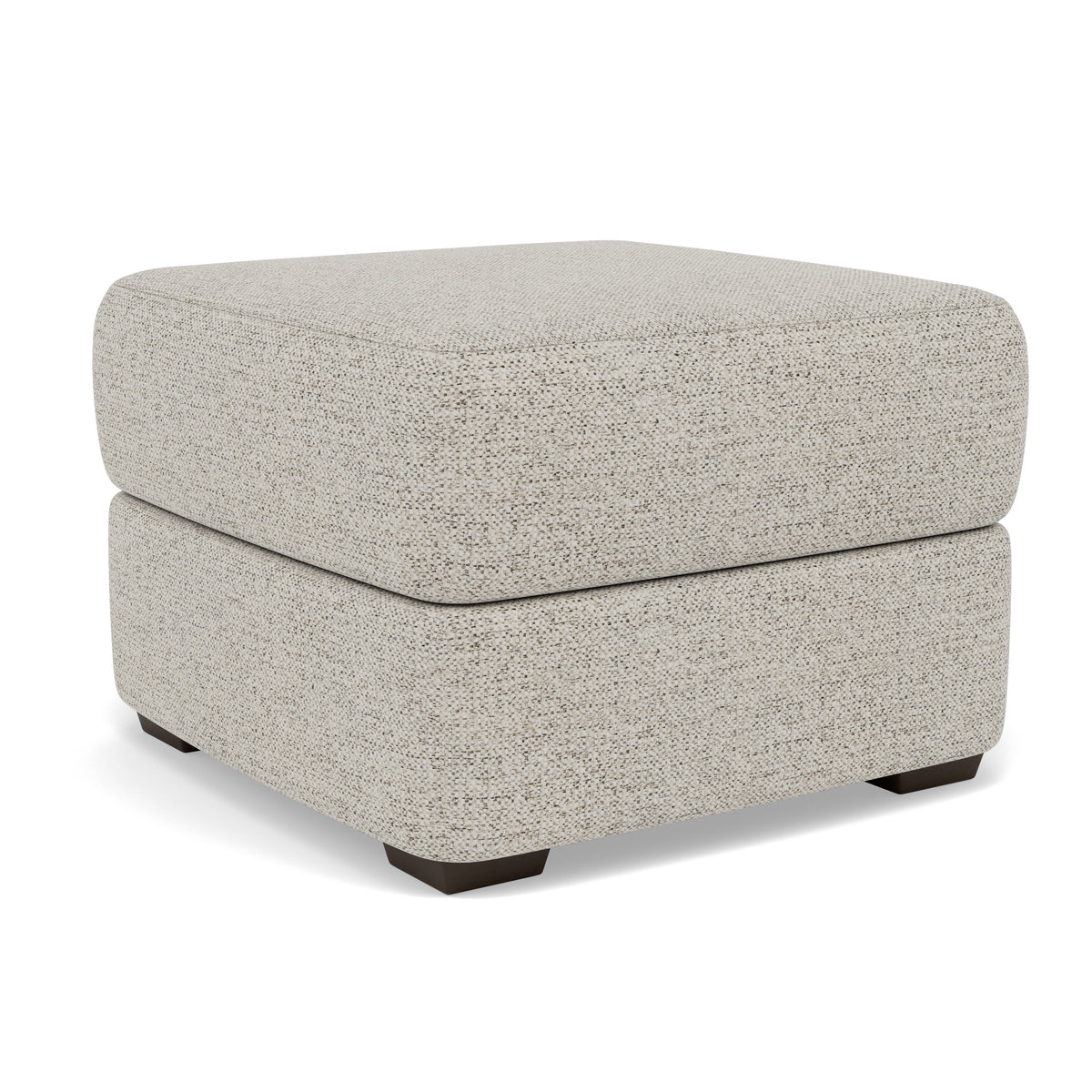 Echo Footstool - Footstool Fabric — FAB-MIL-104 OYSTER, gallery image 1