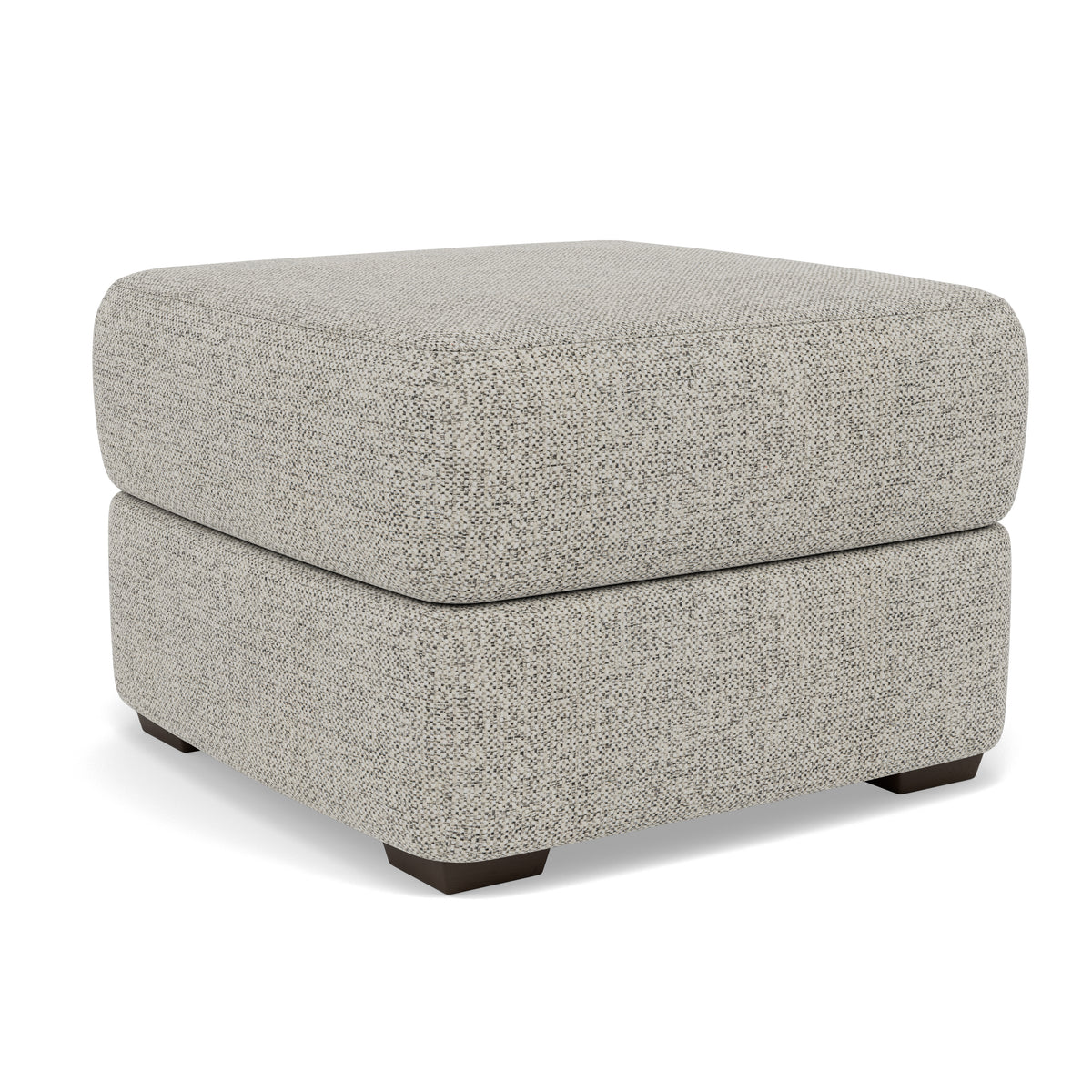 Echo Footstool - Footstool Fabric — FAB-MIL-105  IRON, gallery image 1