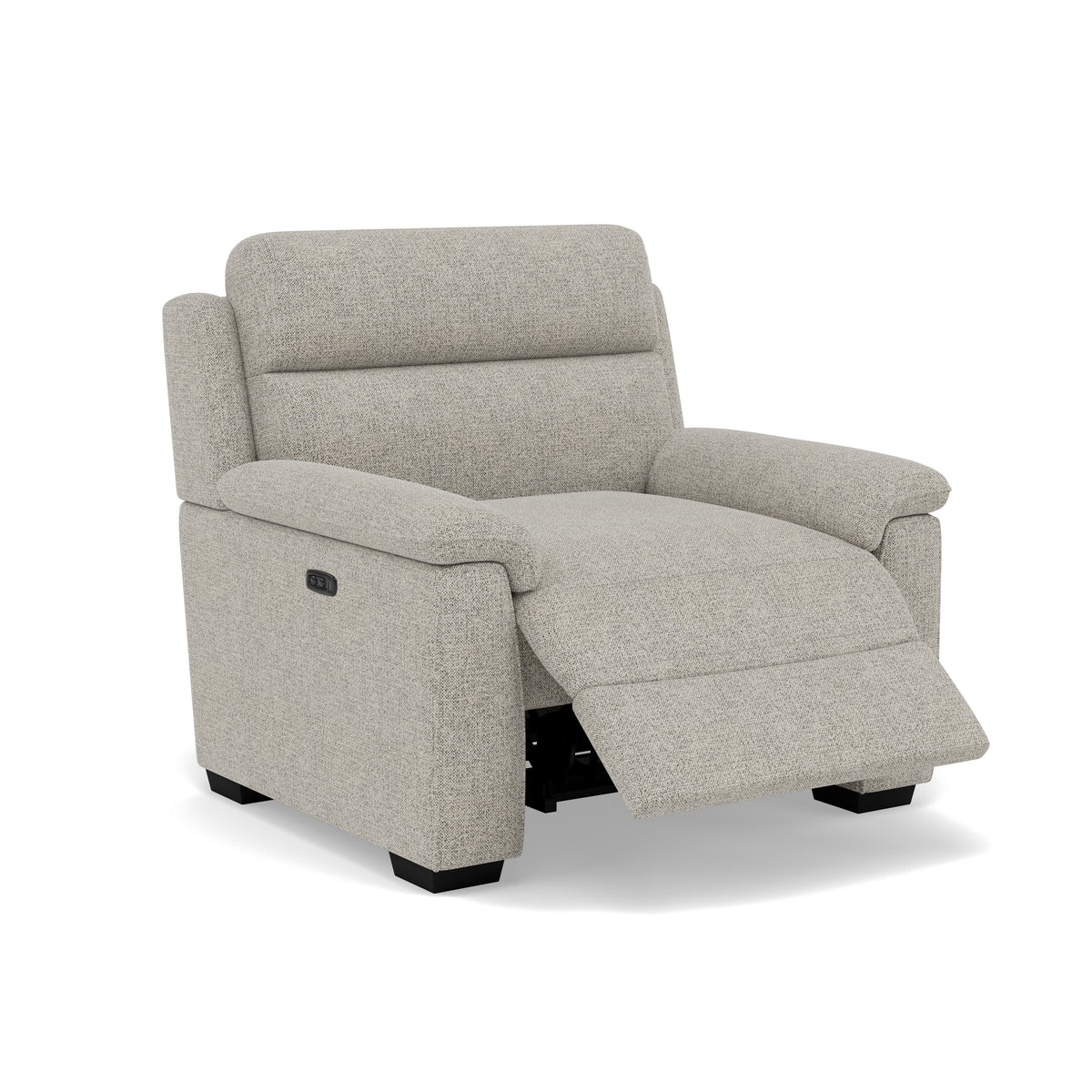 Eldon Recliner Armchair - Power Recliner Chair  Fabric - Power Recliner with USB — FAB-MIL-105  IRON, gallery image 1