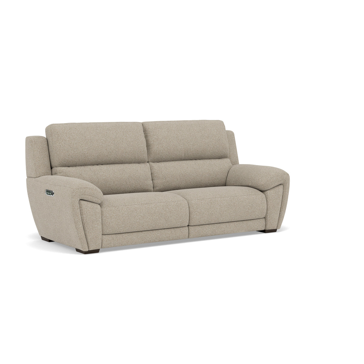 Echo 3 Seater Sofa - 2.5 Seater Sofa Fabric — FAB-MIL-120 MINK, gallery image 1