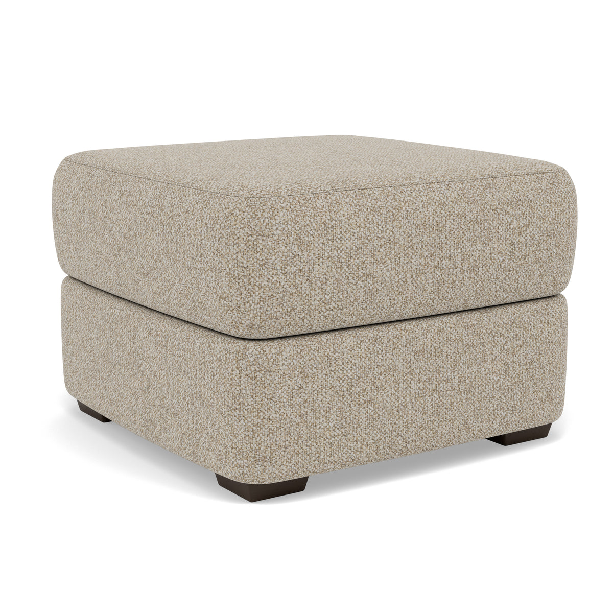 Echo Footstool - Footstool Fabric — FAB-MIL-120 MINK, gallery image 1
