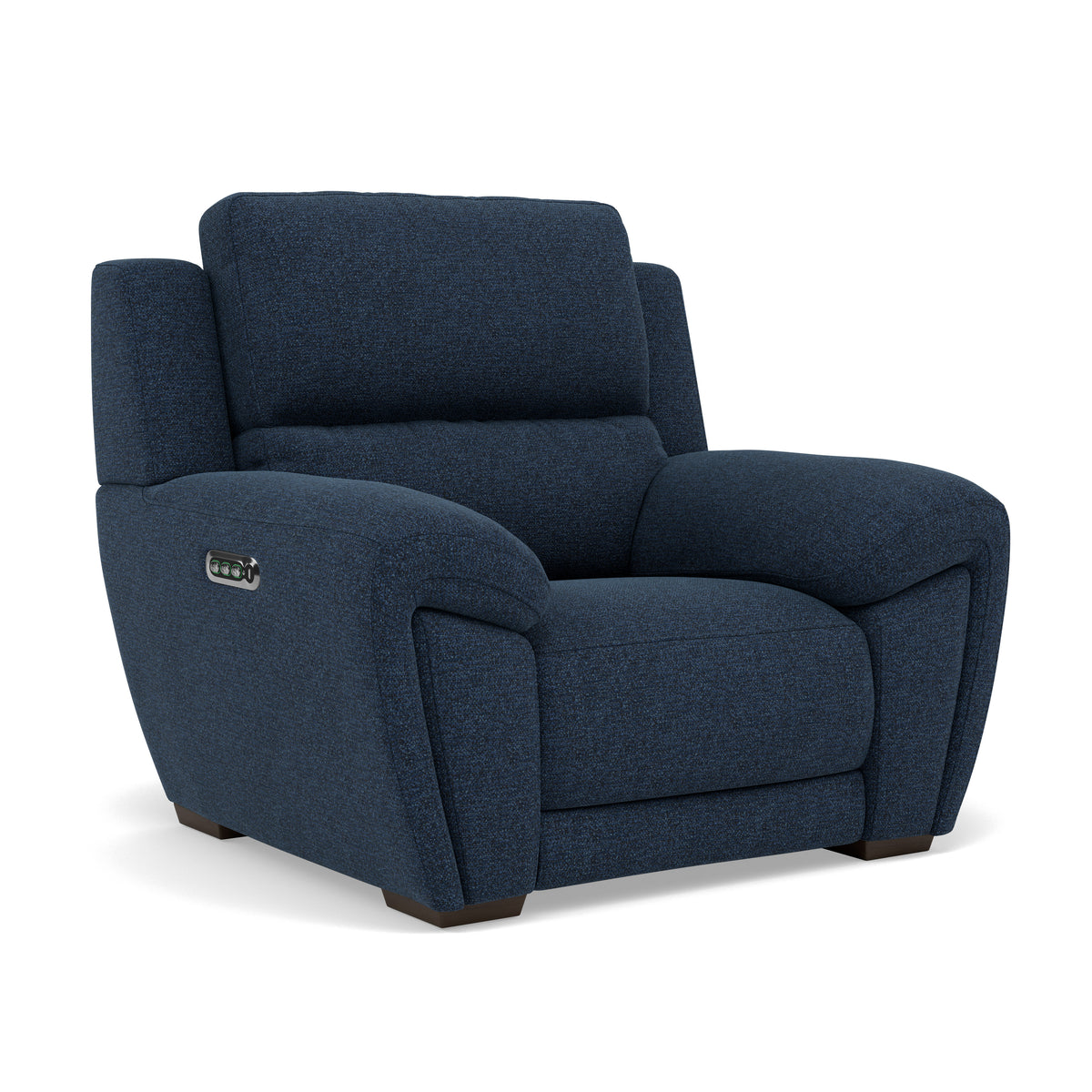 Echo Armchair - Armchair Fabric — FAB-MIL-303 NAVY, gallery image 1