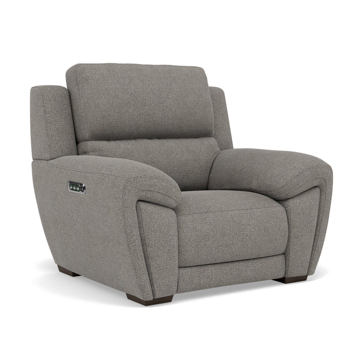 Echo Armchair - Armchair Fabric — FAB-MIL-451 PEWTER, gallery image 1