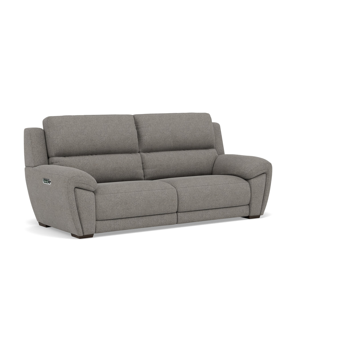 Echo 3 Seater Sofa - 2.5 Seater Sofa Fabric — FAB-MIL-451 PEWTER, gallery image 1