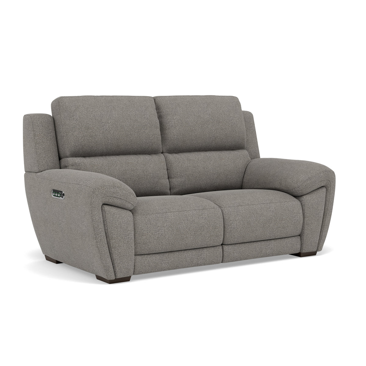 Echo 2 Seater Sofa - 2 Seater Sofa Fabric — FAB-MIL-451 PEWTER, gallery image 1