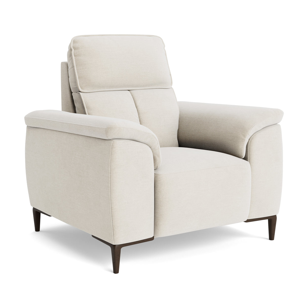Loma Armchair - Armchair Fabric — FAB-NTS - 01 CREAM, gallery image 1