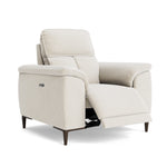 Loma Recliner Armchair - Power Recliner Chair USB Fabric - Power Recliner with USB — FAB-NTS - 01 CREAM, gallery image 1