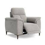 Loma Recliner Armchair - Power Recliner Chair USB Fabric - Power Recliner with USB — FAB-NTS - 11 DOVE, gallery image 1