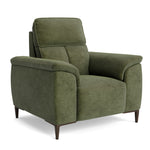 Loma Armchair - Armchair Fabric — FAB-NTS - 16 OLIVE GREEN, gallery image 1
