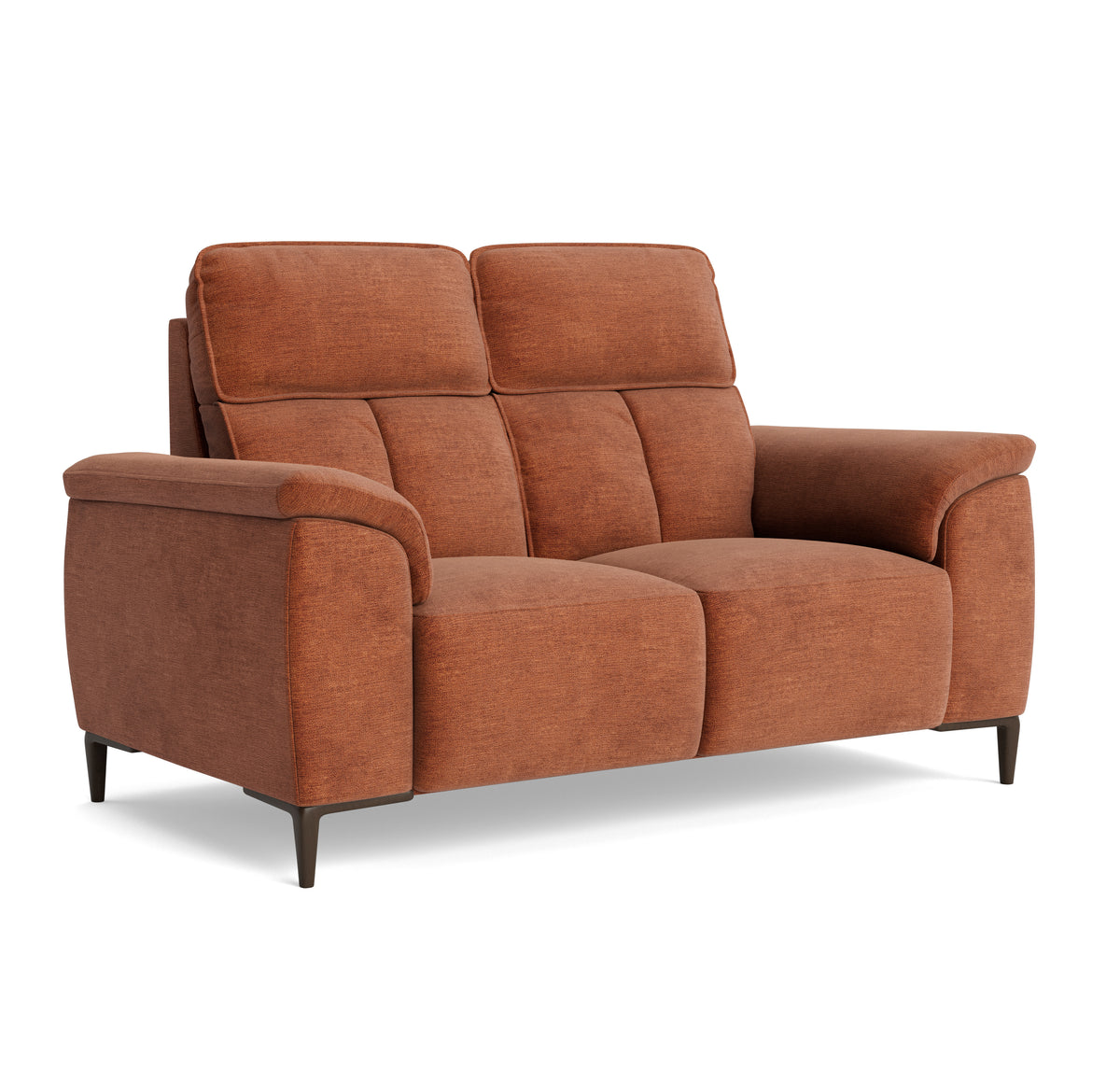 Loma 2 Seater Sofa - 2 Seater Sofa Fabric — FAB-NTS - 17 TERRACOTTA, gallery image 1