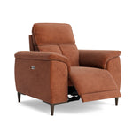 Loma Recliner Armchair - Power Recliner Chair USB Fabric - Power Recliner with USB — FAB-NTS - 17 TERRACOTTA, gallery image 1