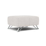 Nicoletti Puccini Footstool - Rectangular Stool ND — Flambe 4310-05 Ghiaccio, gallery image 1